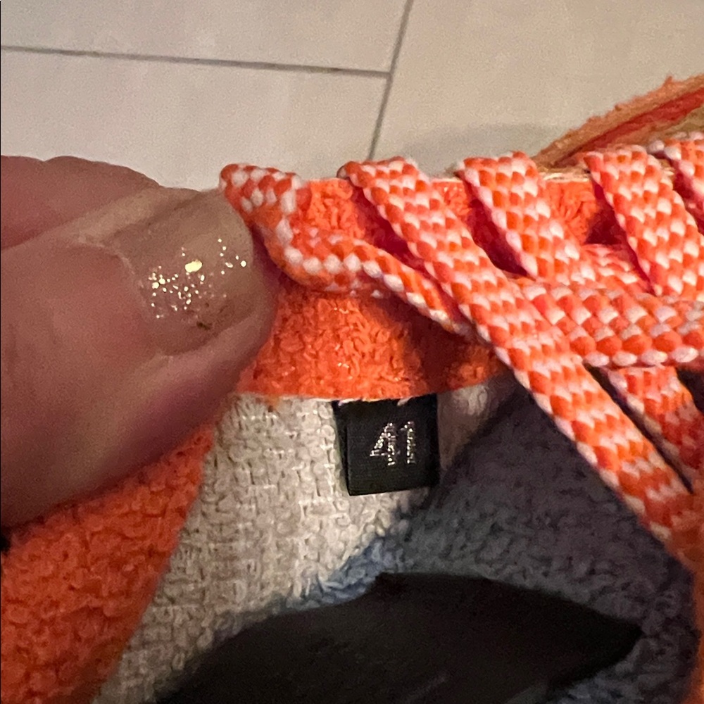 P448 Men's Sneakers in Orange and Yellow - Picture 5 of 7